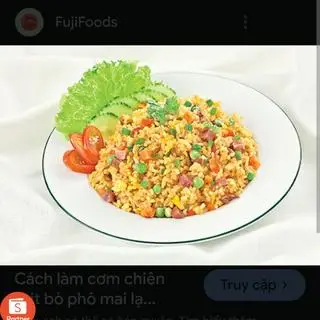 Hình ảnh cơm chiên bò trứng ốp la 