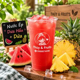 Hình ảnh Nước Ép Dứa + Dưa Hấu
