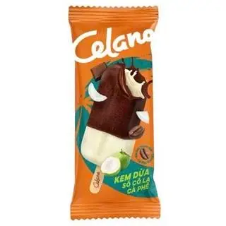 Hình ảnh Kem dừa socola và phê Celano 75g