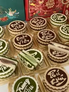 Hình ảnh Rau câu trung thu - set 2bánh