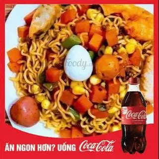 Hình ảnh 1 Mì trộn thập cẩm tặng 1 coca-cola