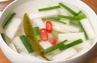 Hình ảnh Củ cải ngâm muối(1kg)- 동치미( Inc-VAT)
