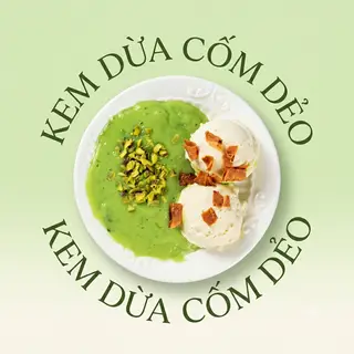 Hình ảnh Kem dừa cốm dẻo