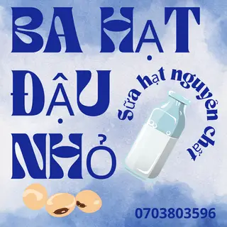 Hình ảnh sữa đậu đỏ hạt bí yến mạch 