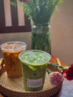 Hình ảnh Trà sữa Thái xanh _ 绿泰奶茶
