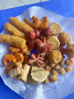 Hình ảnh combo ăn vặt thường (tặng kèm 1 trà quất) 