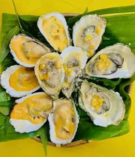 Hình ảnh Combo 10c - Hàu nướng Trứng muối và Bơ bắp tỏi phi
