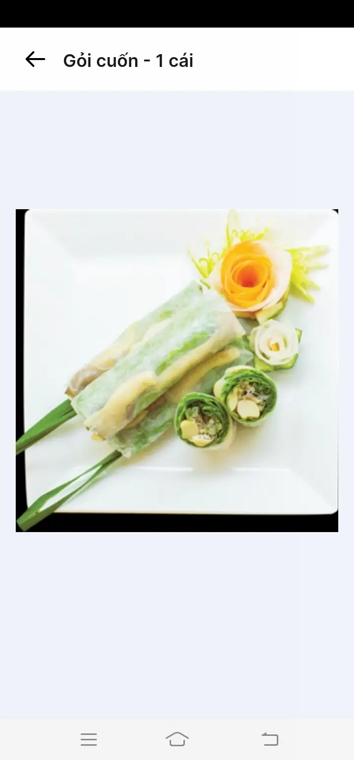 Hình ảnh Gỏi cuốn chay