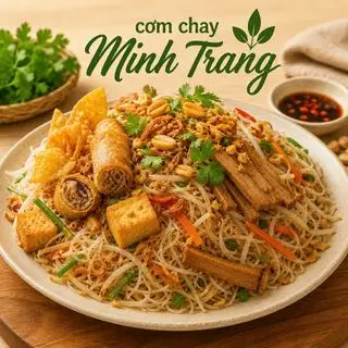 Hình ảnh Bún gạo xào chay