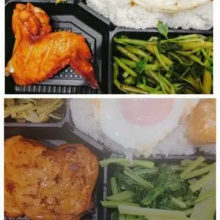 Hình ảnh Cơm gà nướng me chua ngọt 