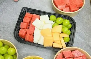 Hình ảnh Combo Ngọt Mát- Nho+ Dưa hấu + Dưa vàng + Củ đậu