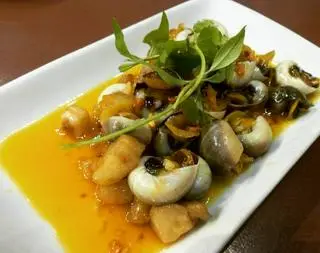Hình ảnh ốc mỡ xào bơ 