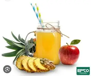 Hình ảnh nước ép thơm + táo- ly 800ml