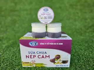 Hình ảnh Sữa chua Ba Vì vị nếp cẩm, 1 hộp 12 hũ 110g thơm bùi