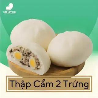 Hình ảnh Bánh Bao Truyền Thống 2 Trứng Cút