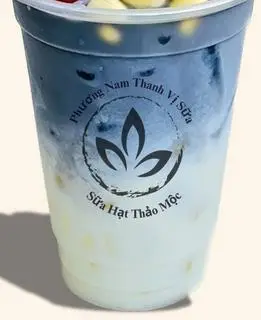 Hình ảnh Trà sữa mè đen Size L