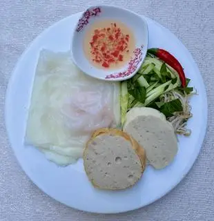 Hình ảnh Bánh ướt 1 trứng lòng đào