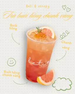 Hình ảnh Bười hồng chanh vàng