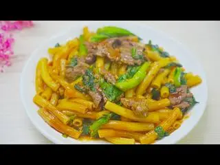 Hình ảnh nui xào bò 