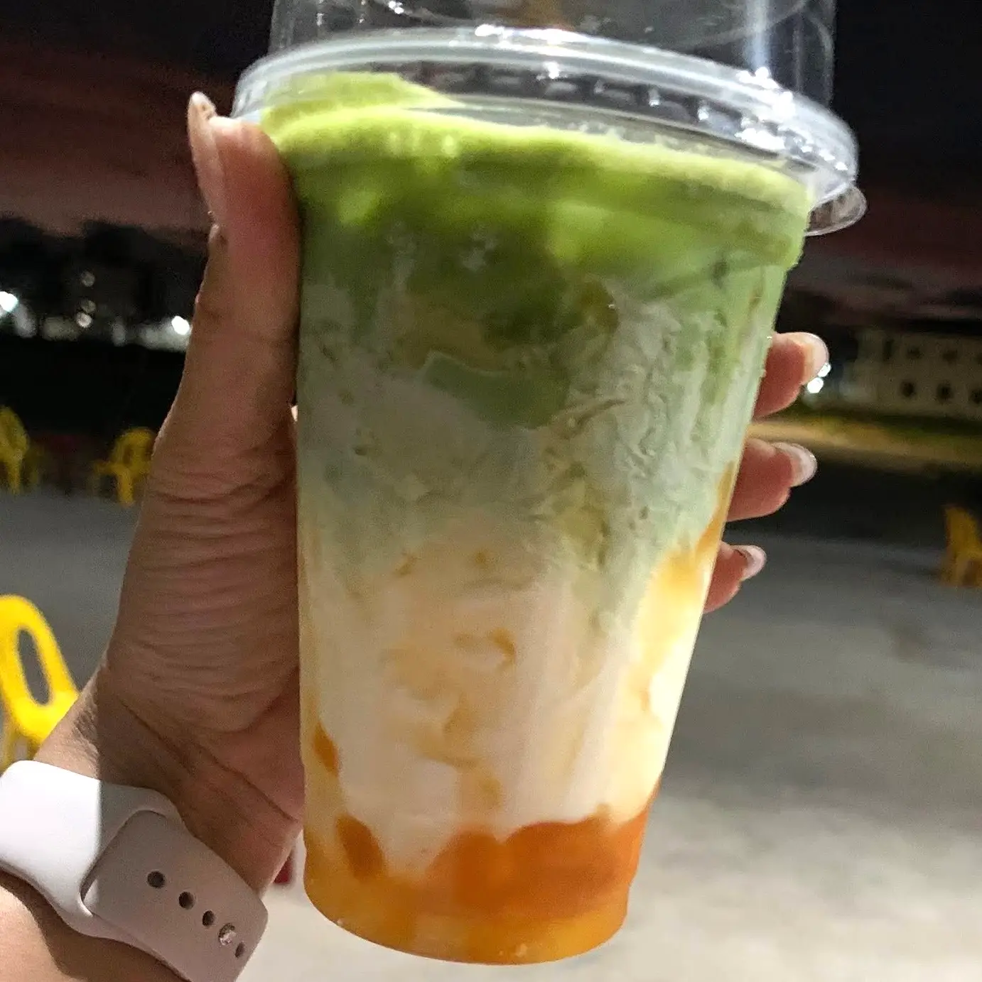 Hình ảnh MATTCHA LATTLE XOÀI size L