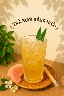 Hình ảnh Trà bưởi hồng nhài