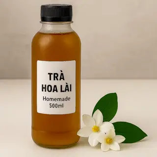 Hình ảnh Trà đá hoa lài - chai 500ml