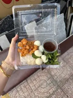 Hình ảnh Bánh Tráng Chấm Tóp Mỡ