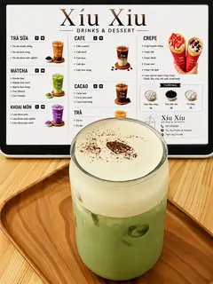 Hình ảnh Matcha latte muối