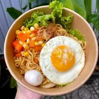 Hình ảnh Mì trộn Indo trứng