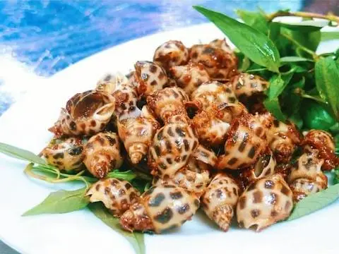 Hình ảnh ốc hương cháy tỏi 