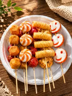 Hình ảnh Combo 3 xiên que vui vẻ