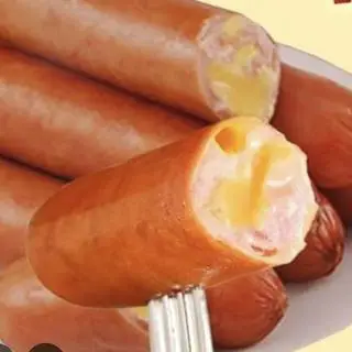Hình ảnh xúc xích phô mai giấy bạc nướng 