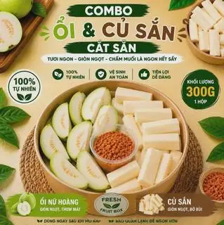 Hình ảnh Ổi và củ sắn cắt sẵn - 300g