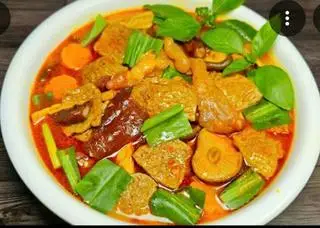Hình ảnh hủ tíu bò kho chay 