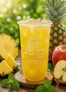 Hình ảnh Nước Ép Táo + Thơm 700ml