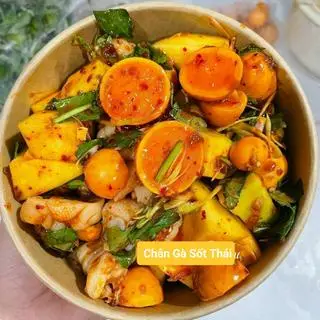 Hình ảnh Chân Gà Sốt Thái Mix Trứng Non - Phần Nhỏ