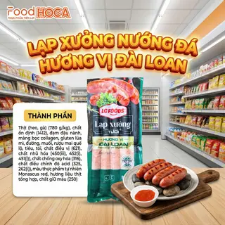 Hình ảnh LẠP XƯỞNG TƯƠI HƯƠNG VỊ ĐÀI LOAN Hàng LC FOODS chính hàng (date mới mỗi ngày)