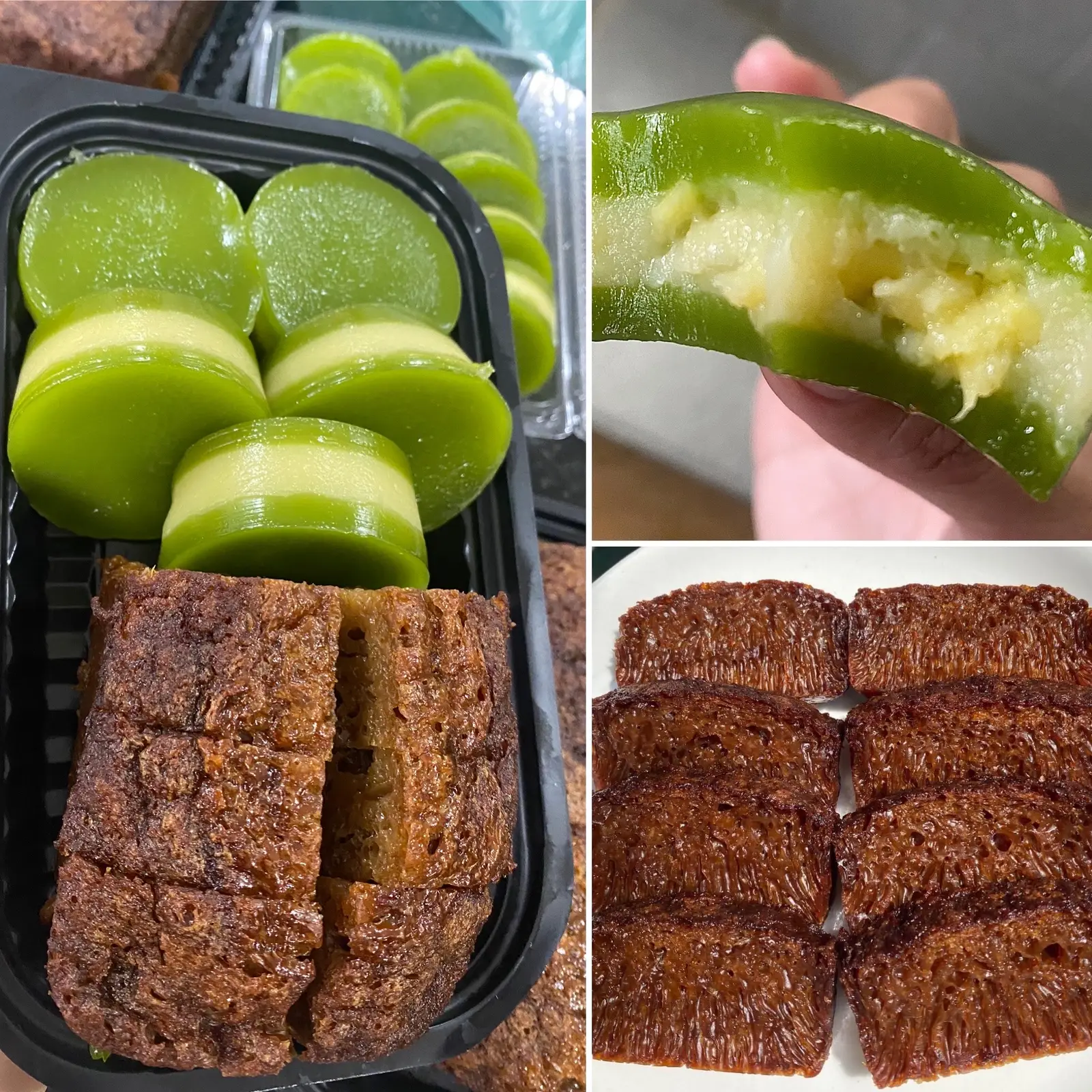 Hình ảnh Mix da lợn nhân sầu riêng - bánh bò