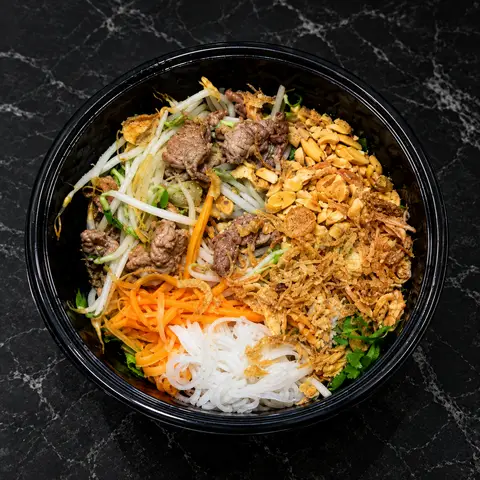 Hình ảnh Bún bò trộn Nam Bộ