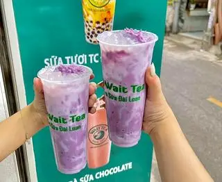 Hình ảnh Sữa dừa sốt khoai môn tươi