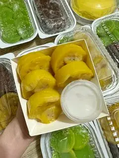Hình ảnh Bánh Chuối Hấp Hộp 5 Cái + Cốt Dừa