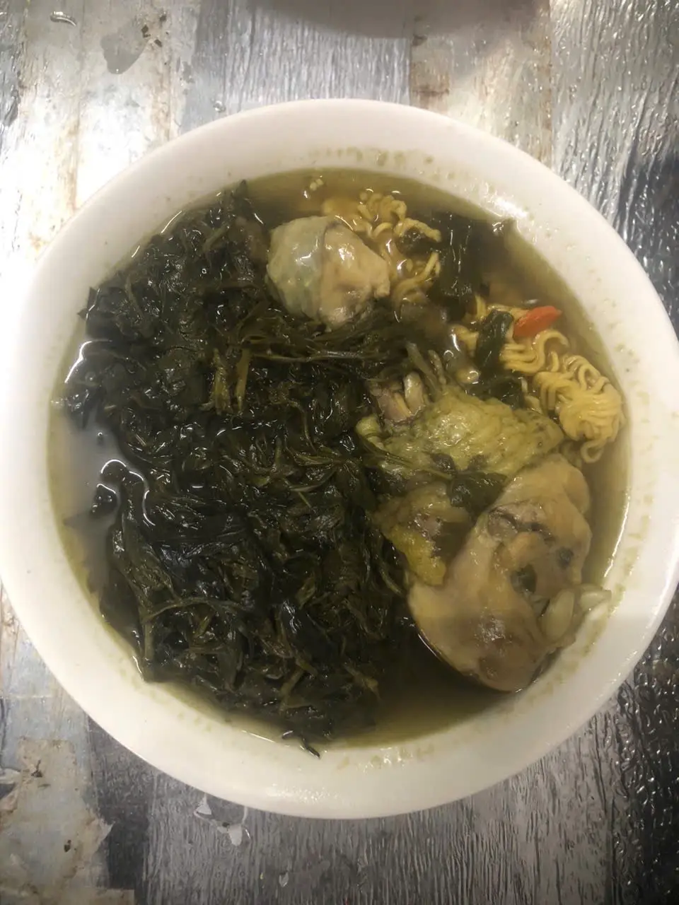 Hình ảnh Mỳ đùi gà full topping - chuẩn vị thuốc bắc kèm măng ớt siêu ngon
