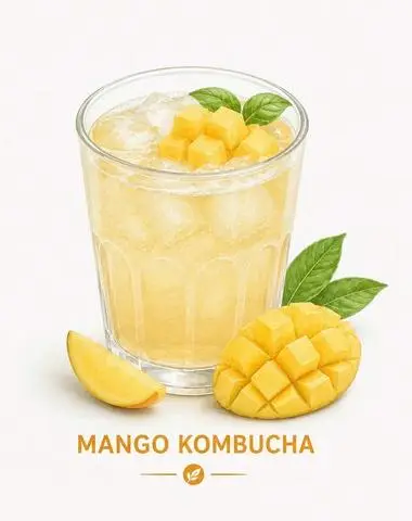 Hình ảnh KOMPUCHA XOÀI/ MANGO KOMBUCHA
