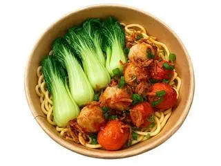 Hình ảnh Mì trộn cá viên