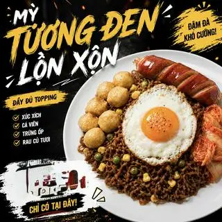Hình ảnh Mỳ tương đen Koreno lộn xộn