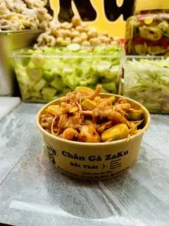 Hình ảnh Chân Gà Sốt Thái Mix Trứng Non