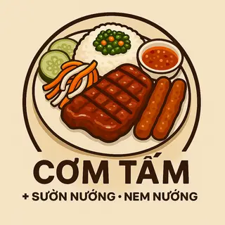 Hình ảnh Cơm Tấm Sườn Nướng + Nem Nướng