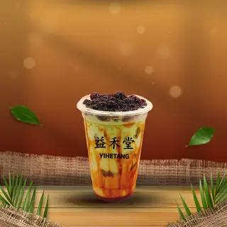 Hình ảnh Matcha Trân Châu Đường Đen Yihetang