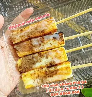 Hình ảnh phô mai sữa mix sôccola ( nhỏ ) 