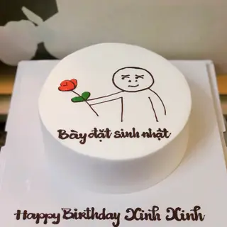 Hình ảnh Bánh Bày đặt sinh nhật  nhỏ 